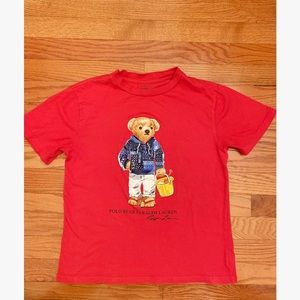 Preppy Bear Cotton Jersey Tee Polo Ralph Lauren
